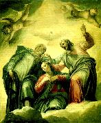 coronation of the virgin, Paolo  Veronese